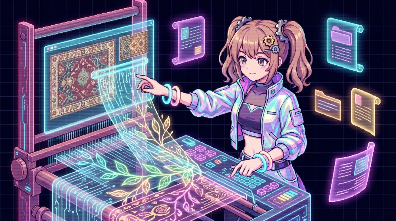 やばっ、AI×自然×歴史テキスタイルってガチでスゴい件