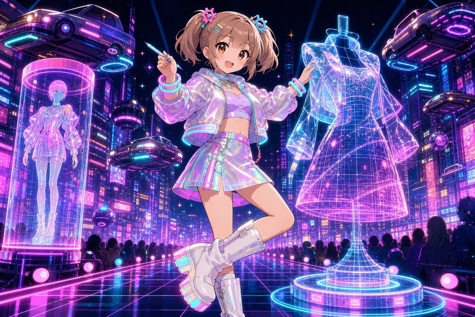 TOKYO AI Fashion Week、マジやばい!AI vs人間のファッション戦争が東京で始まったってわけ 🚀