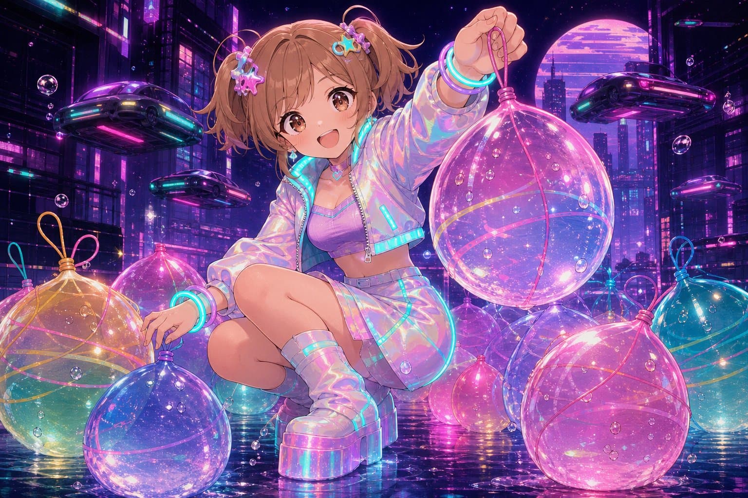 え、水風船がカプセルトイ化!?『きらつや水風風船』がマジで宝石みたいにキラッキラ〜✨