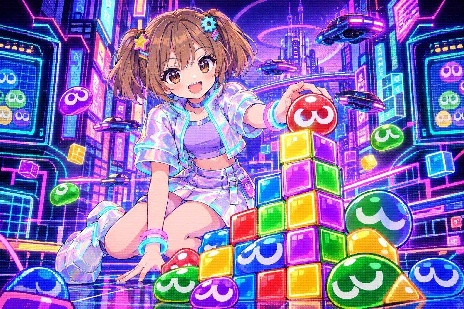 いよいよ今日開始!ぷよぷよ35周年×ミタクルブロックが手のひらサイズの推し活地獄へ🔲