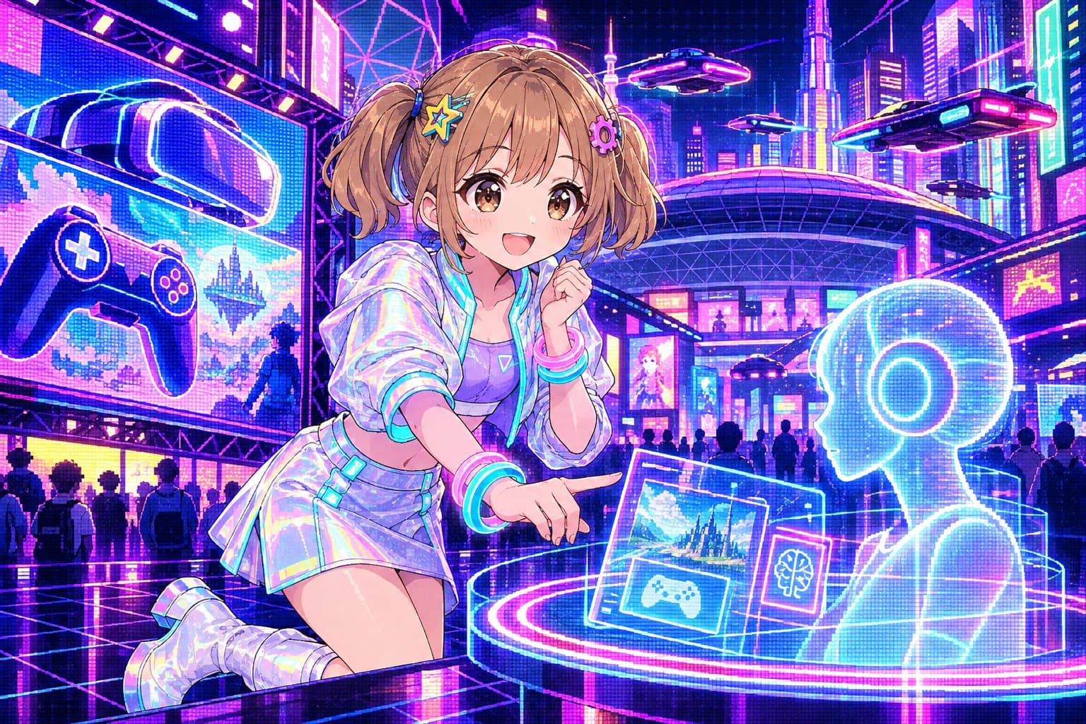 東京ゲームショウ開幕して2日目だけど、会場がAI一色で本気やばいんだが🎮
